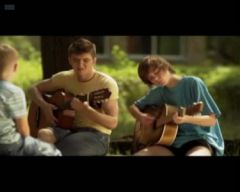 Кадр из видео ролика "Баллада под гитару"